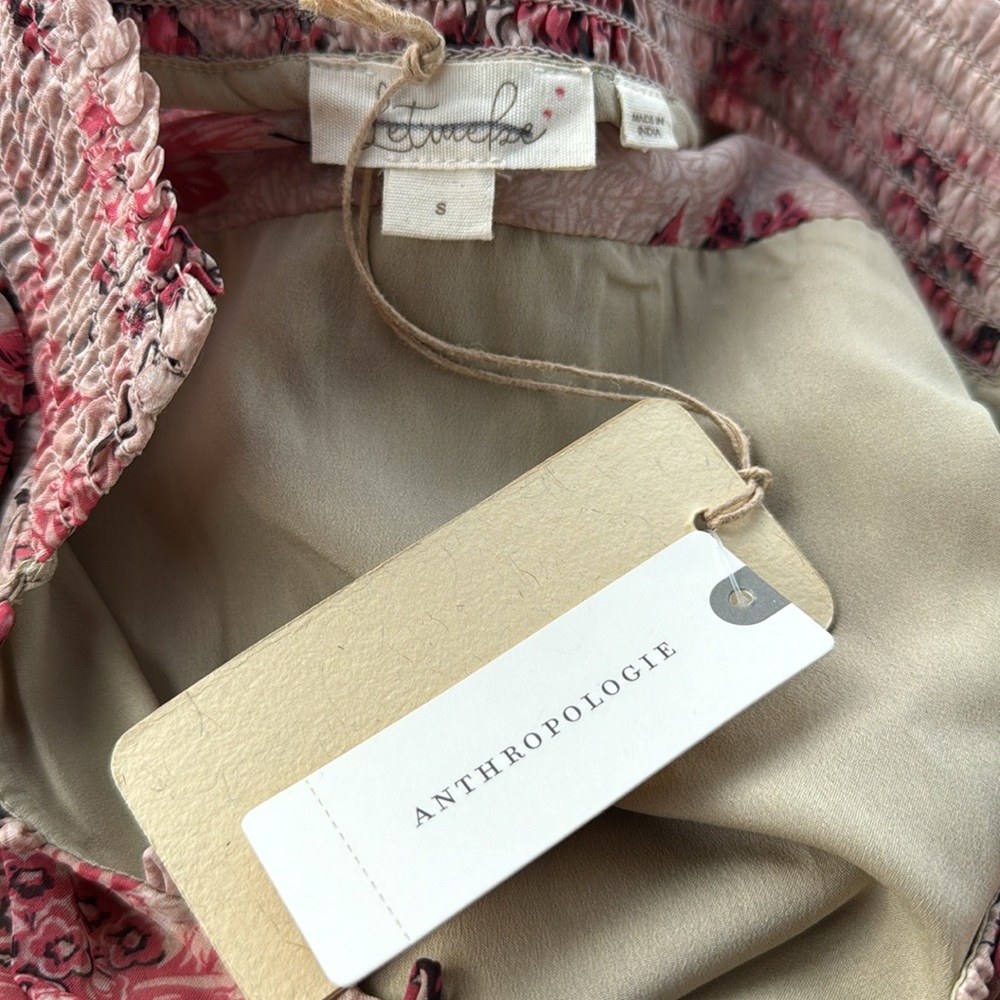 Anthropologie Let Me Be Floral Maxi Dress Size Small - Picture 5 of 5